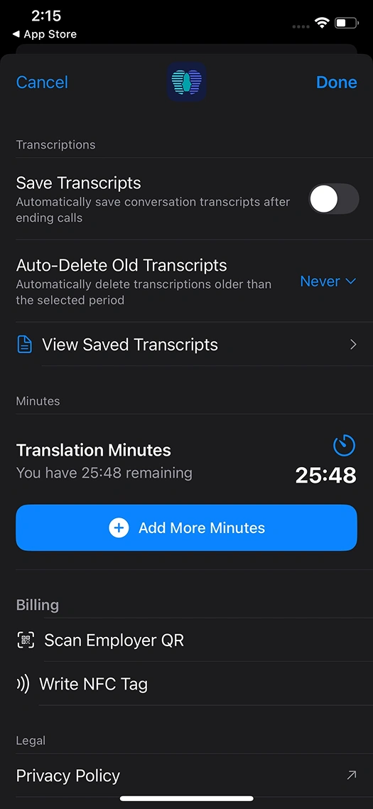English to Hindi medical translation in progress